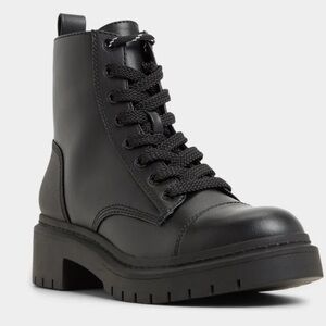Aldo Women's Goer Lace-Up Combat Boots Lug Sole Size 8.5